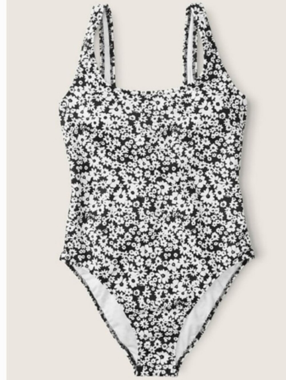 Victoria's secret pink NEW! scoop one-piece swimsuit FLORAL XXL